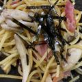 あさり♡'s cooksnap of when they made しめじとベーコンのバター醤油スパ♡.