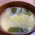 お塩と砂糖's cooksnap of when they made タケノコ・ワカメ・ネギの味噌汁.