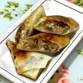 にきけん's cooksnap of when they made 焼き芋・小豆・春巻きの皮だけでスイーツ.