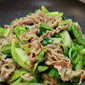 ｸﾏﾘｴ's cooksnap of when they made 豚肉とロメインレタスのオイスター炒め.