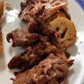 mantacarp's cooksnap of when they made お弁当★少量牛肉とレンコン旨辛中華炒め.