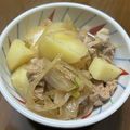 元's cooksnap of when they made じゃがいもと豚肉の煮物.