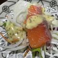 みかん☆彡's cooksnap of when they made サーモンのカルパッチョ　ハニーマスタード.