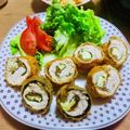 ronchanuff's cooksnap of when they made ささみロールフライ(しそチーズ＆梅しそ).
