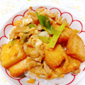 ジュリネ☆'s cooksnap of when they made 簡単！節約♪厚揚げと豚こまの卵とじ丼☆.