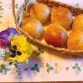 yesmama's cooksnap of when they made 胡麻プチパン　チーズIN.