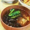 τомоко's cooksnap of when they made 焼いた胡麻豆腐と菜ばなのお吸い物.