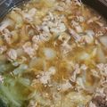 ゆず餅7's cooksnap of when they made 満腹☆白菜と豚バラの春雨スープ(鍋).