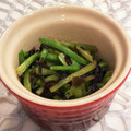 tikariri's cooksnap of when they made おつまみに☆ほうれん草の茎と塩昆布炒め.