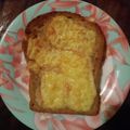 inLondon's cooksnap of when they made タラモチーズトースト.