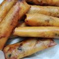 リンとリオのママ's cooksnap of when they made 昨日の野菜炒めコッソリ春巻きにリメイク♬.