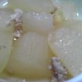 fuku★'s cooksnap of when they made 冬瓜と鶏ひき肉のそぼろ煮.