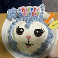 ゲジパパ's cooksnap of when they made ステラルー ケーキ❤ キャラ立体ケーキ.
