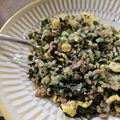 Mi7kuma's cooksnap of when they made ほうれん草のチャーハン.