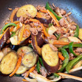 クックFGOSEJ☆'s cooksnap of when they made 挽き肉の茄子とピーマンのピリ辛みそ炒め♪.
