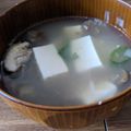 まーく71's cooksnap of when they made 豆腐となめこと長ねぎの中華スープ.