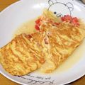 えみりんたん's cooksnap of when they made チーズとトマトのふわふわオムレツ♪.