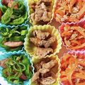 颯＆楓's cooksnap of when they made シャウエッセンとピーマン☆マスタード炒め.