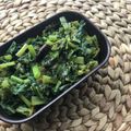 Jaye's cooksnap of when they made おばあちゃんの、大根菜の炒め物.