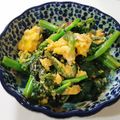 toccot's cooksnap of when they made とう菜(みずかけ菜)のふんわり卵炒め.