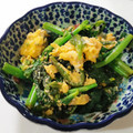 toccot's cooksnap of when they made とう菜(みずかけ菜)のふんわり卵炒め.