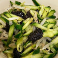 ペモコ's cooksnap of when they made もやしときゅうりの海苔ゴマ酢和え.