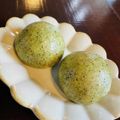 mogneo's cooksnap of when they made ヨモギ饅頭.