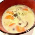 悠LOVE航's cooksnap of when they made ミルクスープ.