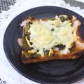 スタイリッシュママ's cooksnap of when they made ベーコン海苔チーズトースト.