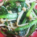ブランシュkuu's cooksnap of when they made レンジで超簡単！ニラとえのきのごま和え☆.