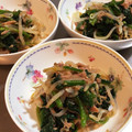 MEME72's cooksnap of when they made もやしとほうれん草のツナ和え.