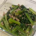ひにはむ's cooksnap of when they made レンジだけ！小松菜とかにかまのサラダ.