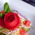 ACTONE's cooksnap of when they made トマトの冷製パスタ♪.