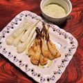 milestone★'s cooksnap of when they made 島らっきょう　そのまま&天ぷら&ディップ.