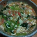 55才のおじさん's cooksnap of when they made 絹豆腐と小松菜のカニカマあんかけ♪♪.