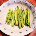 milestone★'s cooksnap of when they made 焼きうすいえんどう.