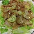 55才のおじさん's cooksnap of when they made 豚こまとポテトのハニーマスタード炒め.