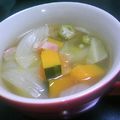 まねきねこにゃん's cooksnap of when they made 夏のミネストローネ.