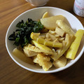 まめ郎's cooksnap of when they made 筍とワカメの煮物♪お揚げさん入り.