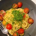 ◩のんち◩'s cooksnap of when they made さっぱり！トマトと大葉の冷たいパスタ.