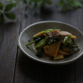 まろんかふぇ's cooksnap of when they made たけのことほうれん草のバターしょうゆ炒め.