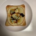 キムアグネス's cooksnap of when they made りんごブルーチーズ蜂蜜トースト.