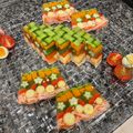 クック64XK65☆'s cooksnap of when they made ひんやり美味♪コンソメで夏野菜のテリーヌ.