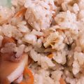 こずっぺ's cooksnap of when they made 簡単、美味しい♫ イカの炊き込みご飯.