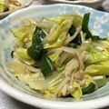 chocoraママ's cooksnap of when they made キャベツとえのきとニラのごまポン酢あえ.