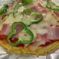 まぁ〜くん's cooksnap of when they made 《レンジ》低糖質！ピザ風おから蒸しパン.