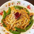 タクミ221's cooksnap of when they made ツナとスナップえんどうのレモン醬油パスタ.