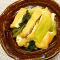emiiem's cooksnap of when they made 青梗菜と油揚げのサッと炒め.