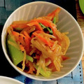 みにゃさら's cooksnap of when they made 小松菜ともやしのナムル♪.