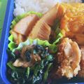 ROSE＊マリン's cooksnap of when they made ほうれん草と豚肉★ピリ辛みそマヨ★弁当.
